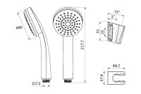 Лот: 24428082. Фото: 3. Душевой гарнитур IDDIS Optima... Строительство и ремонт