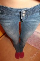 Лот: 2397068. Фото: 2. норм джинсы, классной расцветки... Женская одежда