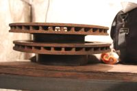 Лот: 3468615. Фото: 5. Тормозные диски+супорта с Impreza...