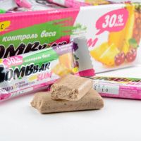 Лот: 11318631. Фото: 2. Батончик Bombbar Slim 35 г. ананас-вишня... Спортивные товары