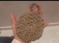 Лот: 25523279. Фото: 2. мочалка из льняногр шпагата. Для дачи, дома, огорода, бани, парка