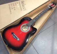 Лот: 15455427. Фото: 2. Гитара акустическая цвет: red. Музыкальные инструменты