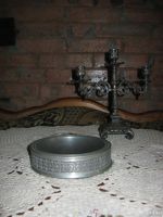 Лот: 13866461. Фото: 2. Антикварная настольная пепельница... Антиквариат