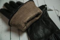 Лот: 6195960. Фото: 5. Мужские кожаные перчатки из натуральной...