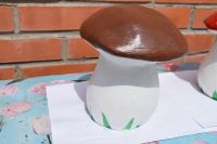 Лот: 7635016. Фото: 4. Декоративный грибочек для сада...