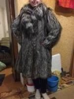 Лот: 4843435. Фото: 3. Шуба из чернобурки 48-50. Одежда, обувь, галантерея