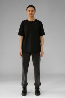 Лот: 19603179. Фото: 2. Футболка черная Premium OverSize... Женская одежда