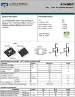 Лот: 12477403. Фото: 2. транзистор FET AO4800, 30V, 6... Радиодетали  (электронные компоненты)