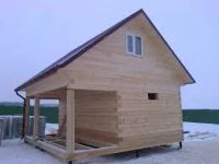 Лот: 6938647. Фото: 3. Баня 6*6 с террасой и мансардным... Строительство и ремонт