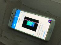 Лот: 11938740. Фото: 2. Samsung s6 edge 64gb white. Смартфоны, связь, навигация