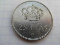 Лот: 8334055. Фото: 2. Испания 25 песет 1984. Монеты