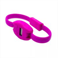 Лот: 22147439. Фото: 2. КАБЕЛЬ USB->iPhone5/6 БРАСЛЕТ. Аксессуары