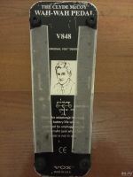Лот: 17723935. Фото: 2. VOX Wah Clyde Mc'Coy V848. Профессиональный звук
