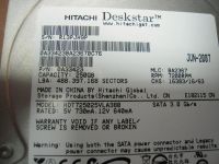 Лот: 9703979. Фото: 2. Жесткий диск Hitachi HDD 250gb... Комплектующие