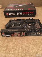 Лот: 13858213. Фото: 3. Материнская плата MSI Z270 gaming... Компьютеры, оргтехника, канцтовары