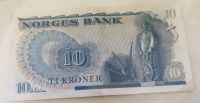 Лот: 19920197. Фото: 2. Норвегия 10 крон 1979. Банкноты