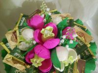 Лот: 9166695. Фото: 2. букет подснежники с конфетами... Цветы, букеты