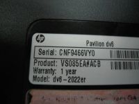 Лот: 9476743. Фото: 9. Корпус ноутбука HP DV6-2022er...