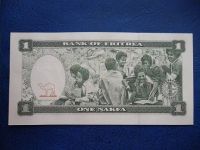 Лот: 11296794. Фото: 3. 1 накфа 1997 года Эритрея UNC... Коллекционирование, моделизм