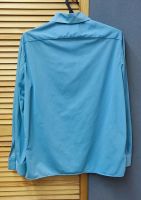 Лот: 25858034. Фото: 2. Рубашка мужская, голубая, 50-52... Мужская одежда