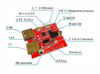 Лот: 20347740. Фото: 5. Bluetooth MP3 декодер, модуль...