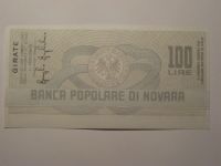 Лот: 3270618. Фото: 2. мини-ассигнация 100 лир 1976 unc. Банкноты