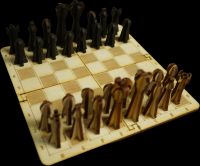 Лот: 25783324. Фото: 3. Мини шахматы шашки из дерева ручной... Красноярск