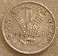 Лот: 8437344. Фото: 2. 20 филлер 1961 Венгрия. Монеты