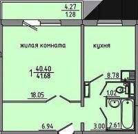 Лот: 11264150. Фото: 2. 1комн. Покровсский 6а 5322. Продажа
