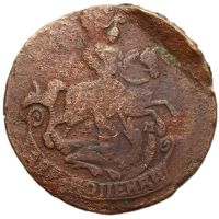 Лот: 21580333. Фото: 2. 2 копейки 1766 ММ Екатерина II. Монеты