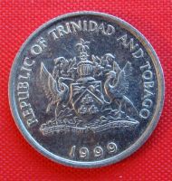 Лот: 1589516. Фото: 2. (№807/LF) 10 центов 1999 (Тринидад... Монеты