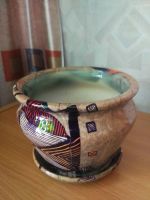 Лот: 15888011. Фото: 3. Керамический цветочный горшок... Растения и животные