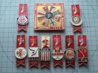 Лот: 11134574. Фото: 2. Полный набор сувенирных значков... Значки, медали, жетоны