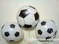 Лот: 12525603. Фото: 4. Гелиевые шарики "футбольные" 9...