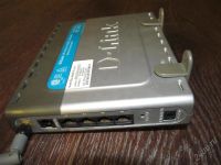 Лот: 1240449. Фото: 2. Adsl router + 4 Lan + WiFi dlink... Сетевые устройства