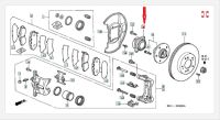Лот: 18844587. Фото: 3. Подшипник передней ступицы Honda... Авто, мото, водный транспорт