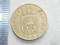 Лот: 7254971. Фото: 5. Монета 10 сантим Латвия 1992 герб...