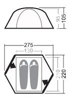 Лот: 7657259. Фото: 3. Палатка "Эксплорер 2 N". Туризм, охота, рыбалка, самооборона