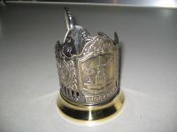 Лот: 11770251. Фото: 2. подстаканник Спасская башня-Москва... Антиквариат