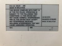 Лот: 25881948. Фото: 3. Клавиатура Bona Technologies FCC-ID... Компьютеры, оргтехника, канцтовары