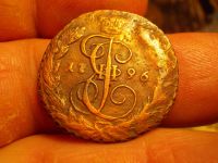 Лот: 15235335. Фото: 4. Отличная редкая копейка 1796 года... Красноярск