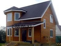 Лот: 12110582. Фото: 2. Дом 7х8 с полумансардным этажом... Срубы и конструкции