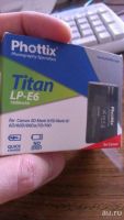 Лот: 8997709. Фото: 3. Аккумулятор Phottix® TITAN LP-E6... Фото, видеокамеры, оптика