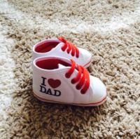 Лот: 7030819. Фото: 2. Кеды детские I love dad новые... Обувь