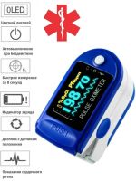 Лот: 16759150. Фото: 3. Пульсоксиметр fingertip pulse... Красота и здоровье