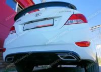 Лот: 15665244. Фото: 2. Hyundai Solaris Диффузор (тиснение... Автохимия, масла, тюнинг