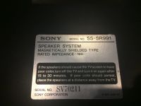 Лот: 18391113. Фото: 3. Продам колонки sony ss-sr991. Бытовая техника