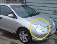 Лот: 835641. Фото: 2. Фара правая Honda Civic корпус... Автозапчасти