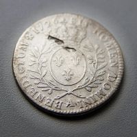 Лот: 21601096. Фото: 2. Серебряное 1/2 экю 1726 года Франция... Монеты