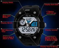 Лот: 5583661. Фото: 3. Спортивные часы SKMEI 1015 black... Ювелирные изделия, бижутерия, часы